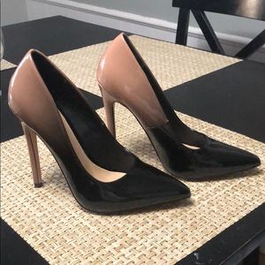 Ombré Black & Tan Pumps